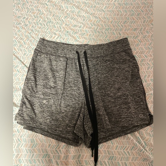 GAP Pants - GapFit (Size S) Gray Soft Shorts with Black Adjustment Ties on Waist